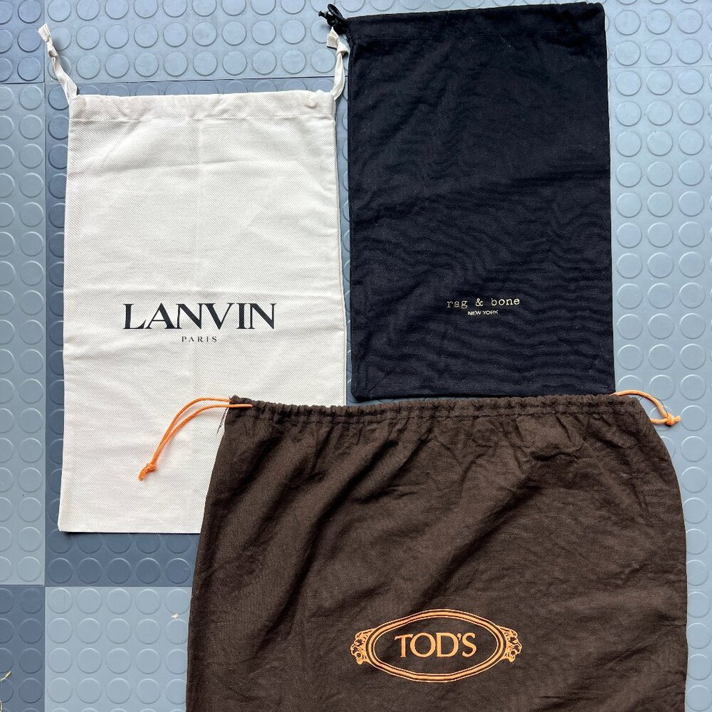 Lanvin, Tod's, Rag&Bone Brand name shoe bagies
